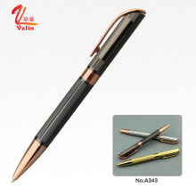 Модный дизайн Лазерная гравировка Шариковая ручка Роскошная канцелярская ручка на продажу